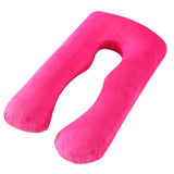 Max U Shaped Maternity Pregnancy Support Pillow Body Bolster Pillow Hot Pink - Aladdin Shoppers