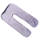 Max U Shaped Maternity Pregnancy Support Pillow Body Bolster Pillowcase Gray - Aladdin Shoppers