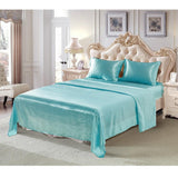 Max Ultra Soft Bed Sheet Set Twin Queen King Size Queen - Blue - Aladdin Shoppers