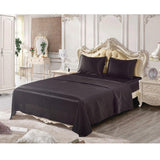 Max Ultra Soft Bed Sheet Set Twin Queen King Size Twin - Black - Aladdin Shoppers