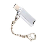 Max Universal Metal USB Type C TF Card Reader OTG Adapter silver - Aladdin Shoppers