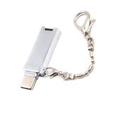 Max Universal Metal USB Type C TF Card Reader OTG Adapter silver - Aladdin Shoppers