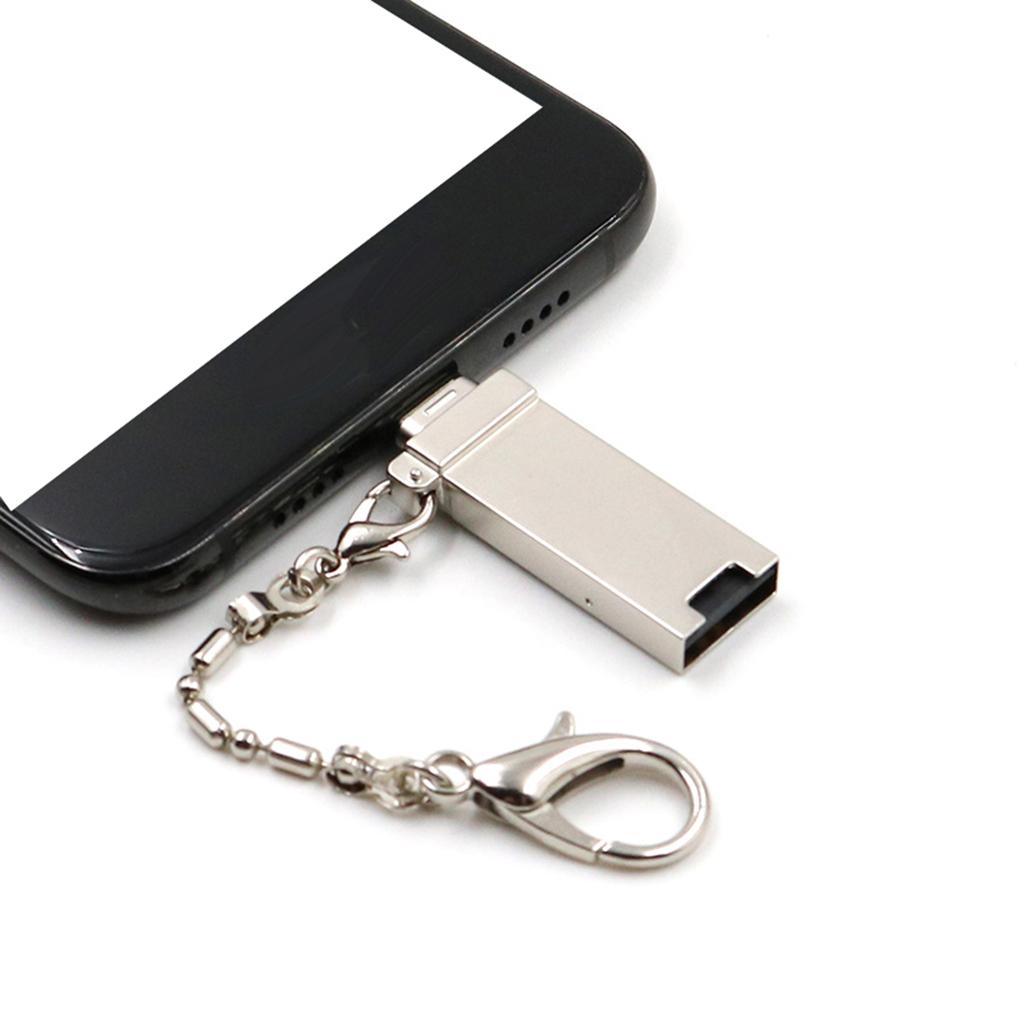 Max Universal Metal USB Type C TF Card Reader OTG Adapter silver - Aladdin Shoppers