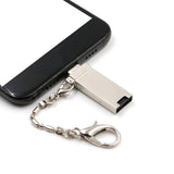 Max Universal Metal USB Type C TF Card Reader OTG Adapter silver - Aladdin Shoppers