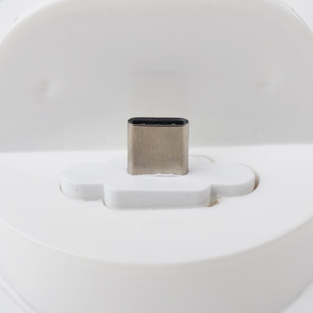 Max USB3.1 Type-C Semicircle Phone Charging Holder Stand with Cable Black - Aladdin Shoppers