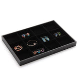 Max Velvet Bracelet Bangle Watch Jewelry Display Tray Storage Case Box 12 Grid - Aladdin Shoppers