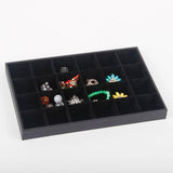 Max Velvet Bracelet Bangle Watch Jewelry Display Tray Storage Case Box 24 Grid - Aladdin Shoppers