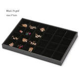 Max Velvet Bracelet Bangle Watch Jewelry Display Tray Storage Case Box 24 Grid - Aladdin Shoppers