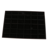 Max Velvet Bracelet Bangle Watch Jewelry Display Tray Storage Case Box 36 Grid - Aladdin Shoppers