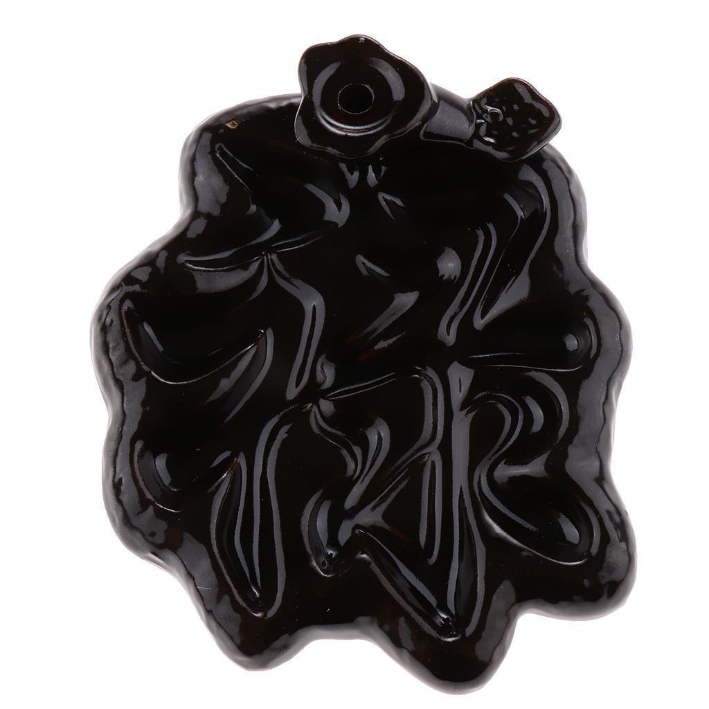 Max Vintage Black Ceramic Backflow Incense Burner Stick Cones Holder Style 09 - Aladdin Shoppers