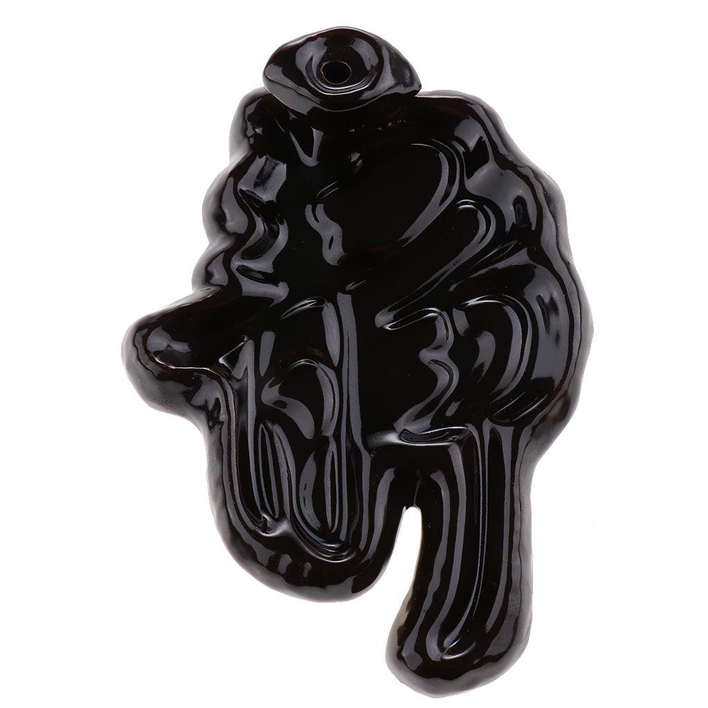 Max Vintage Black Ceramic Backflow Incense Burner Stick Cones Holder Style 11 - Aladdin Shoppers