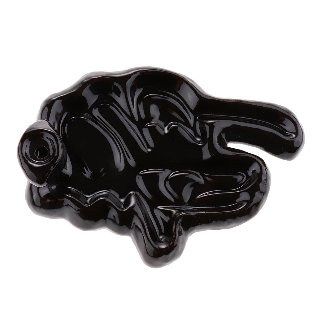 Max Vintage Black Ceramic Backflow Incense Burner Stick Cones Holder Style 11 - Aladdin Shoppers