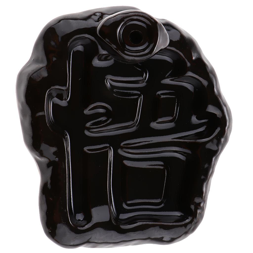 Max Vintage Black Ceramic Backflow Incense Burner Stick Cones Holder Style 12 - Aladdin Shoppers
