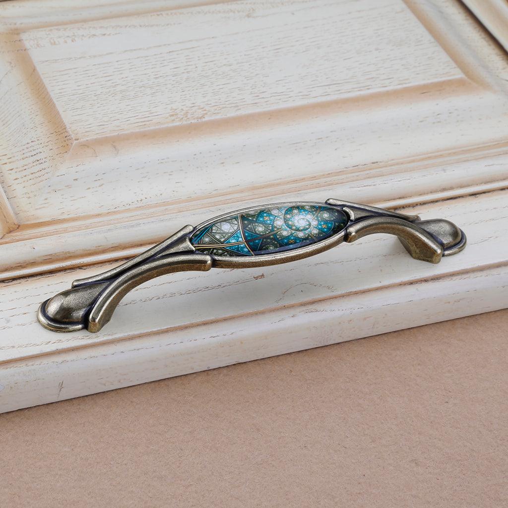 Max Vintage Ceramic Furniture Cabinet Handle Lever Pull Knob Door Hardware C 136mm - Aladdin Shoppers