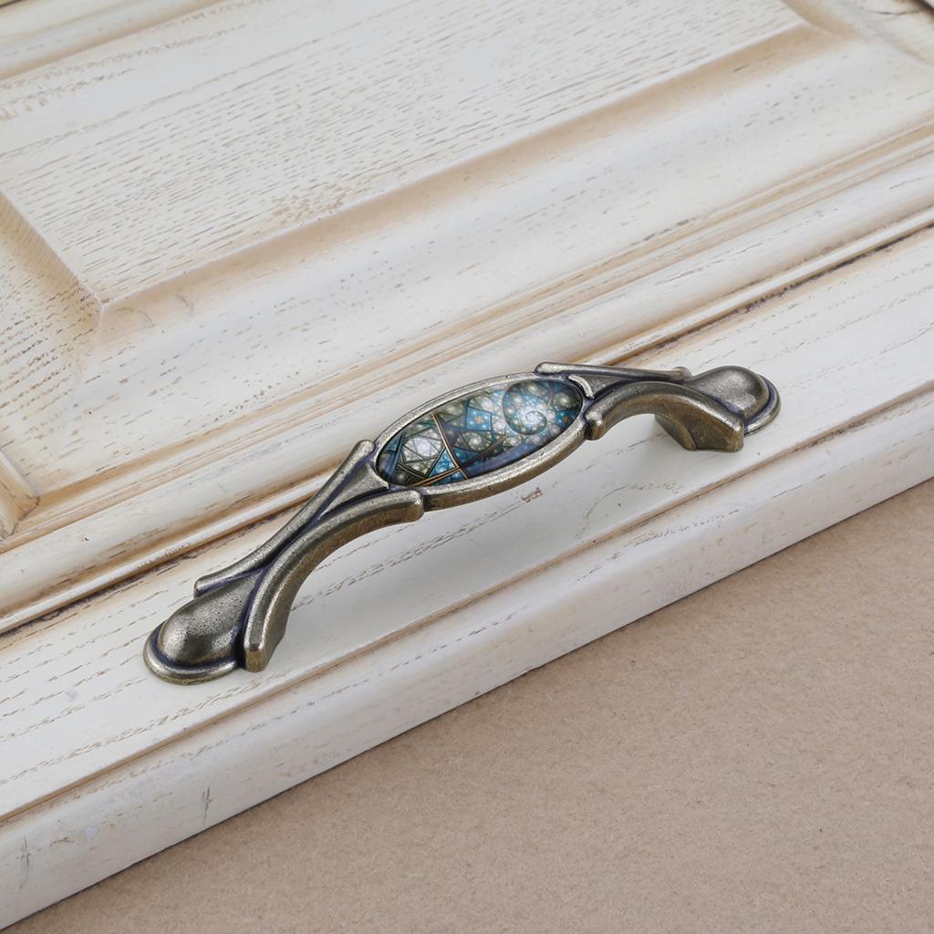 Max Vintage Ceramic Furniture Cabinet Handle Lever Pull Knob Door Hardware D 169mm - Aladdin Shoppers