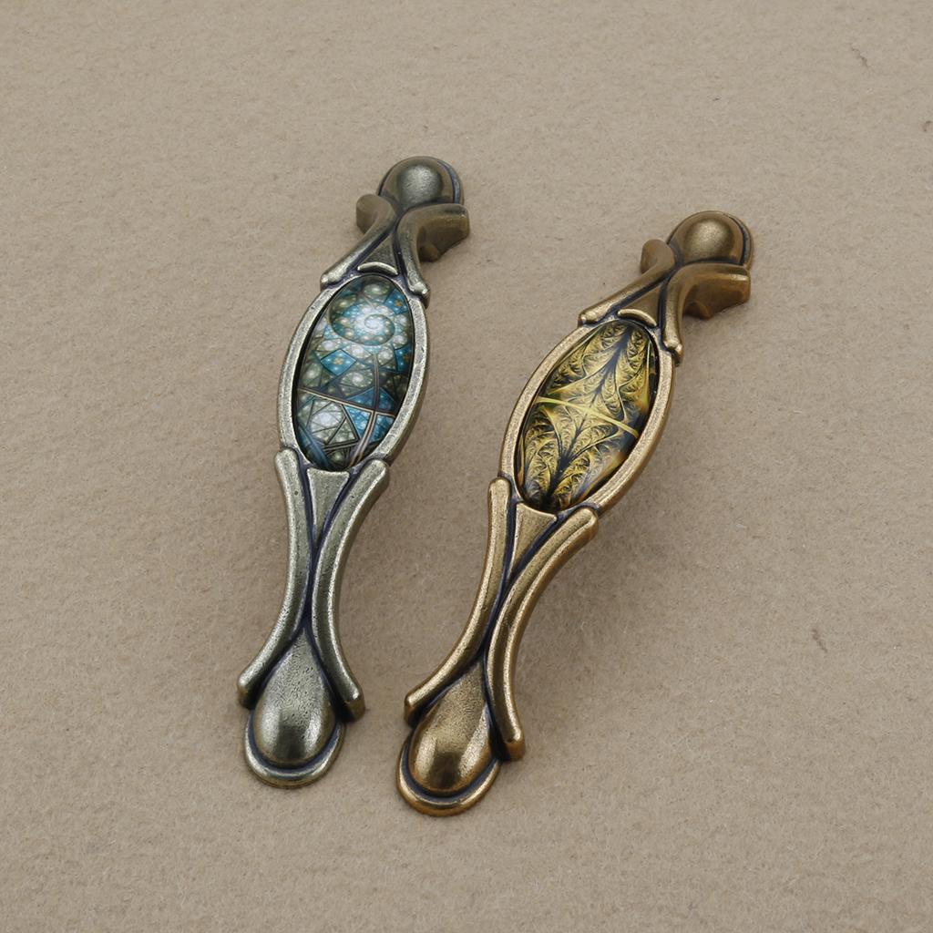 Max Vintage Ceramic Furniture Cabinet Handle Lever Pull Knob Door Hardware D 169mm - Aladdin Shoppers