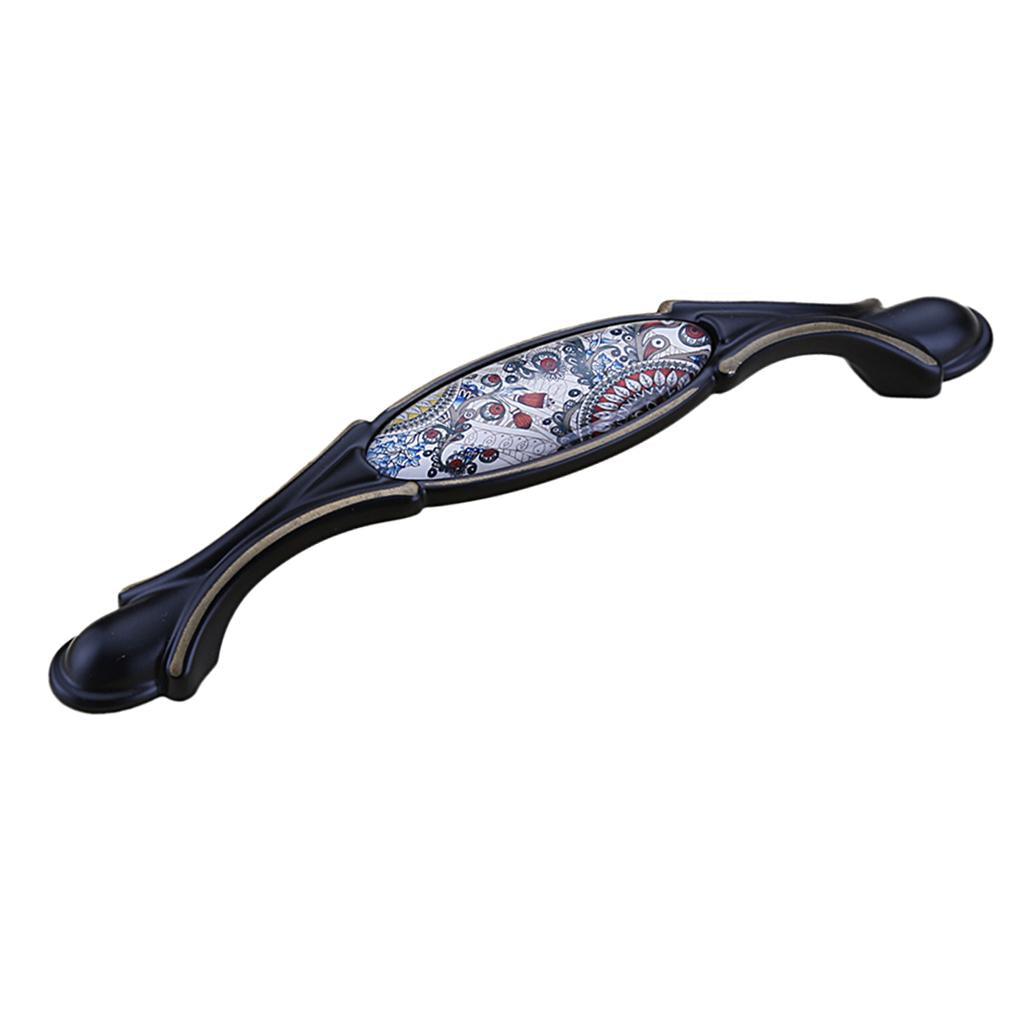 Max Vintage Ceramic Furniture Cabinet Handle Lever Pull Knob Door Hardware H 234mm - Aladdin Shoppers