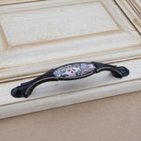 Max Vintage Ceramic Furniture Cabinet Handle Lever Pull Knob Door Hardware H 234mm - Aladdin Shoppers