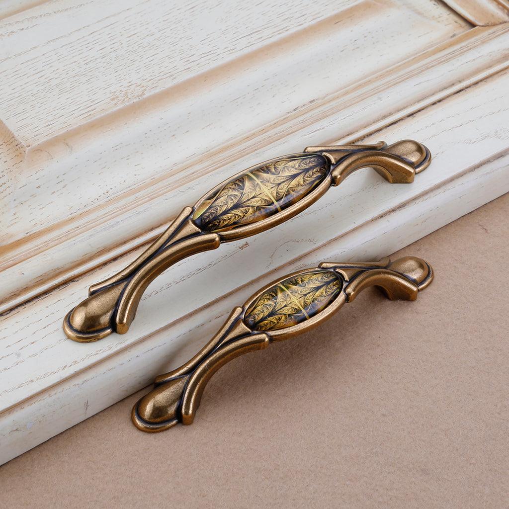 Max Vintage Ceramic Furniture Cabinet Handle Lever Pull Knob Door Hardware K 234mm - Aladdin Shoppers
