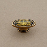 Max Vintage Ceramic Furniture Cabinet Handle Lever Pull Knob Door Hardware L 55.7mm - Aladdin Shoppers