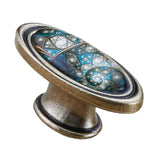 Max Vintage Ceramic Furniture Cabinet Handle Lever Pull Knob Door Hardware N 55.7mm