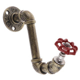 Max Vintage Industrial Style Plumbing Pipe Wall Mounted Coat Robe Hook Organizer - Aladdin Shoppers