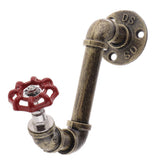 Max Vintage Industrial Style Plumbing Pipe Wall Mounted Coat Robe Hook Organizer - Aladdin Shoppers
