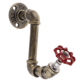Max Vintage Industrial Style Plumbing Pipe Wall Mounted Coat Robe Hook Organizer - Aladdin Shoppers