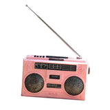 Max Vintage Style Resin Radio Crafts for Living Room Office Gallery Pink - Aladdin Shoppers