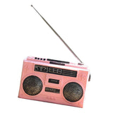 Max Vintage Style Resin Radio Crafts for Living Room Office Gallery Pink - Aladdin Shoppers