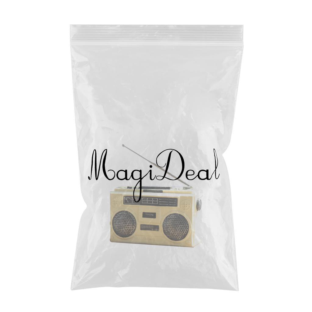 Max Vintage Style Resin Radio Crafts for Living Room Office Gallery White - Aladdin Shoppers