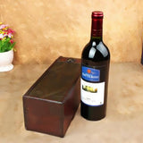 Max Vintage Wine Box Wooden Antique Packaging Wine Gift Box 1 Bottle-B - Aladdin Shoppers