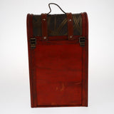 Max Vintage Wooden Wine Box Double Wine Bottle Gifts Antique Finish -2 Bottles - Aladdin Shoppers