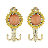 Max Wall Mounted Curtain Zinc Alloy Drapery Curtain Tieback Hooks Gold - Aladdin Shoppers