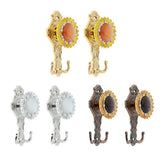 Max Wall Mounted Curtain Zinc Alloy Drapery Curtain Tieback Hooks Gold - Aladdin Shoppers