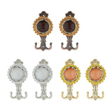 Max Wall Mounted Curtain Zinc Alloy Drapery Curtain Tieback Hooks Gold - Aladdin Shoppers