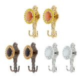 Max Wall Mounted Curtain Zinc Alloy Drapery Curtain Tieback Hooks Gold - Aladdin Shoppers