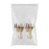 Max Wall Mounted Curtain Zinc Alloy Drapery Curtain Tieback Hooks Gold - Aladdin Shoppers