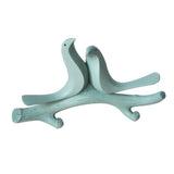 Max Wall Mounted Resin Coat Robe Hook Birds Stand on Branch Hanger Rack Green B - Aladdin Shoppers