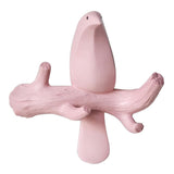 Max Wall Mounted Resin Coat Robe Hook Birds Stand on Branch Hanger Rack Pink A - Aladdin Shoppers