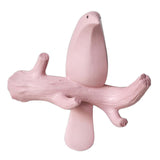 Max Wall Mounted Resin Coat Robe Hook Birds Stand on Branch Hanger Rack Pink A - Aladdin Shoppers
