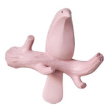 Max Wall Mounted Resin Coat Robe Hook Birds Stand on Branch Hanger Rack Pink A - Aladdin Shoppers