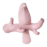 Max Wall Mounted Resin Coat Robe Hook Birds Stand on Branch Hanger Rack Pink A - Aladdin Shoppers