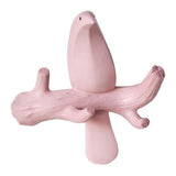 Max Wall Mounted Resin Coat Robe Hook Birds Stand on Branch Hanger Rack Pink A - Aladdin Shoppers