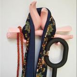 Max Wall Mounted Resin Coat Robe Hook Birds Stand on Branch Hanger Rack Pink B - Aladdin Shoppers