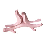 Max Wall Mounted Resin Coat Robe Hook Birds Stand on Branch Hanger Rack Pink B - Aladdin Shoppers