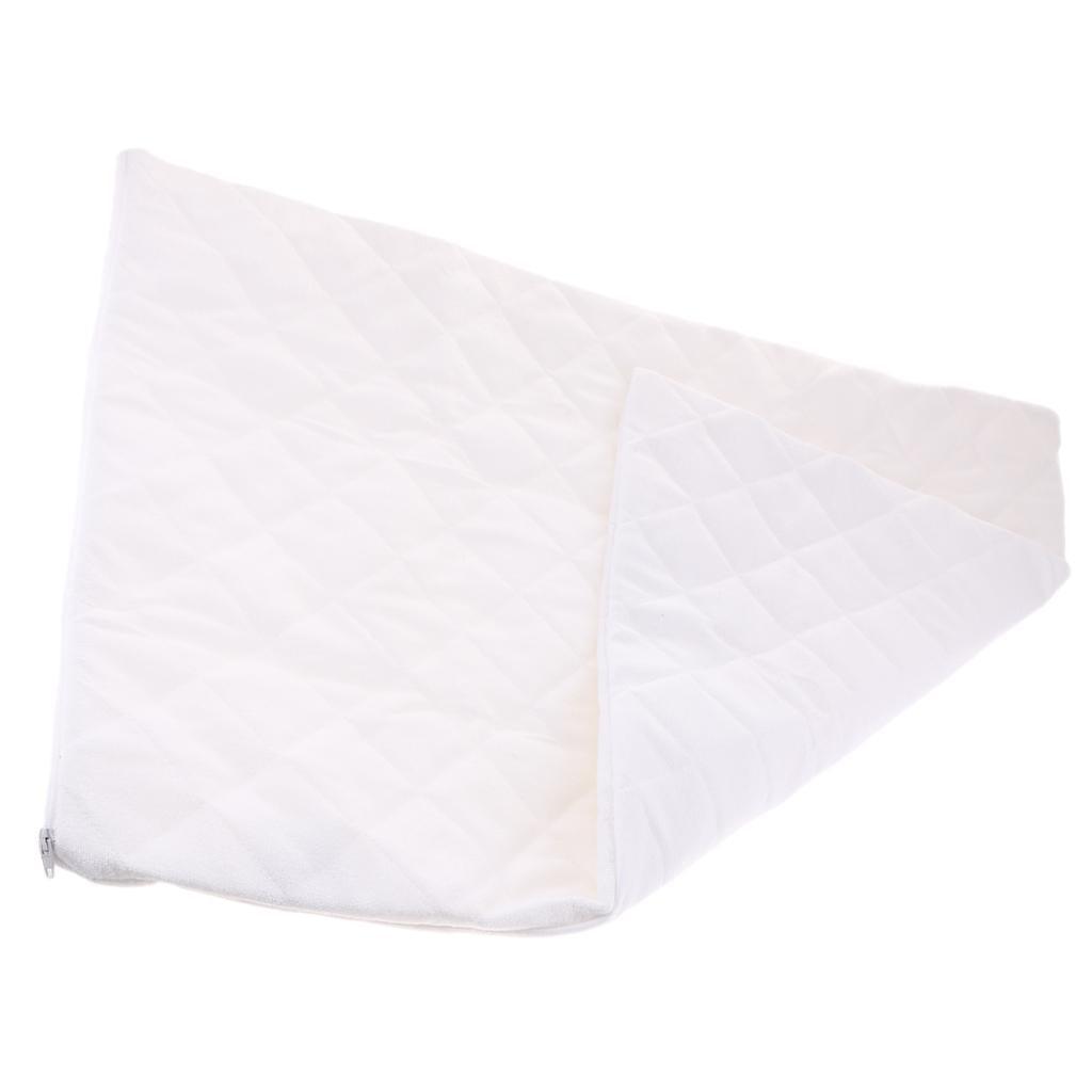 Max Waterproof Mite-proof Luxury Silky Pillowcases White Color 51x71cm - Aladdin Shoppers