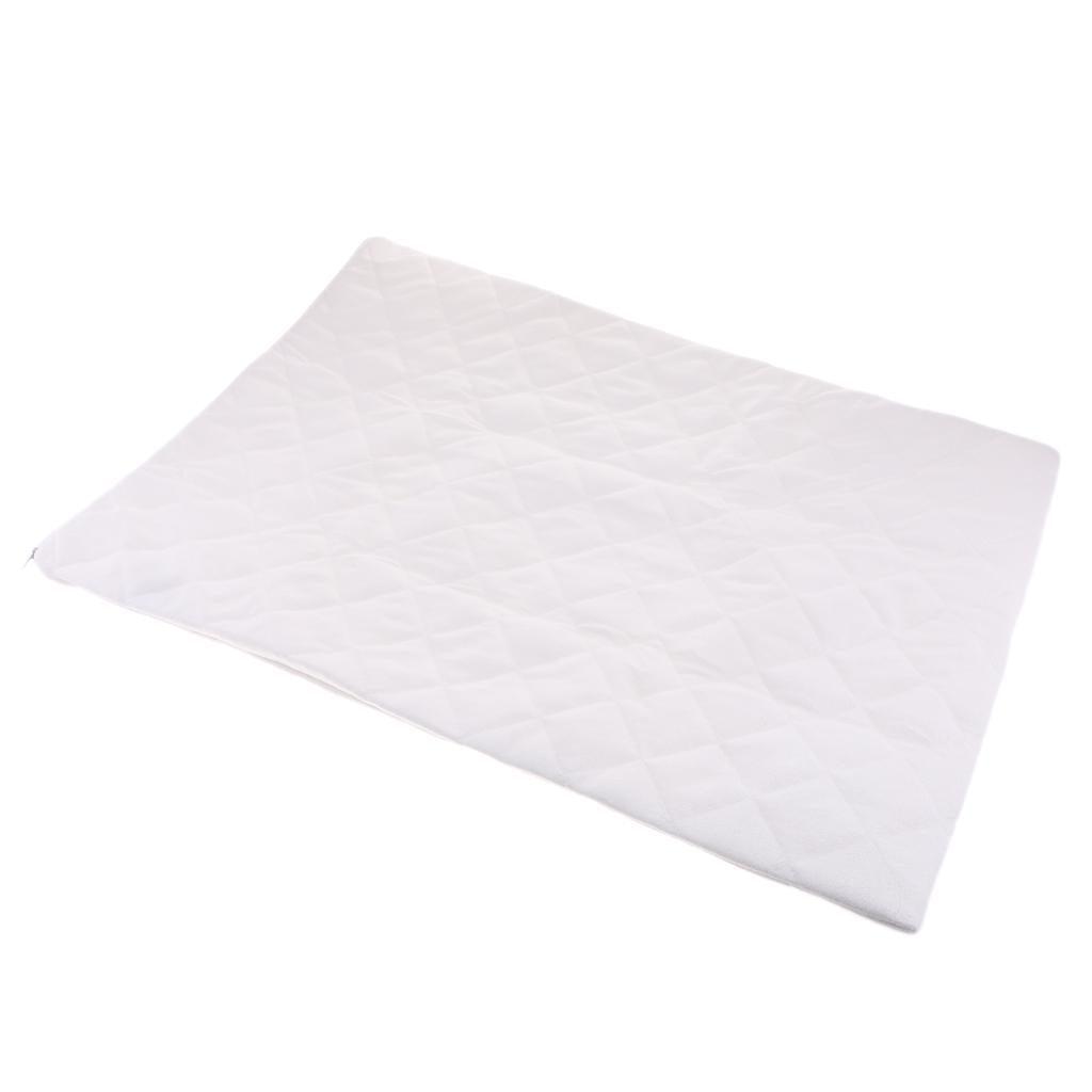 Max Waterproof Mite-proof Luxury Silky Pillowcases White Color 51x71cm - Aladdin Shoppers