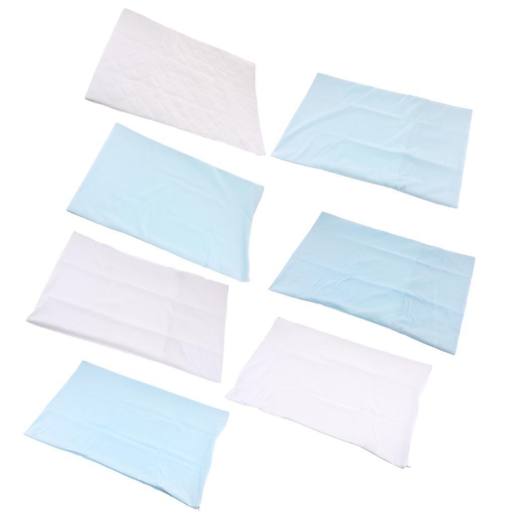 Max Waterproof Mite-proof Luxury Silky Pillowcases White Color 51x71cm - Aladdin Shoppers