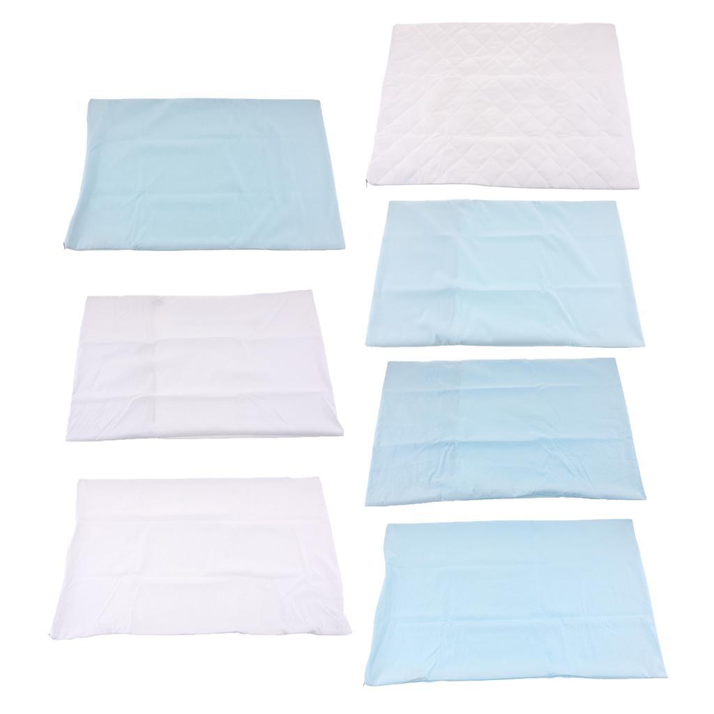 Max Waterproof Mite-proof Luxury Silky Pillowcases White Color 51x71cm - Aladdin Shoppers